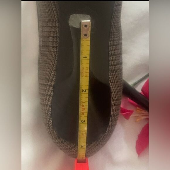 Diba classic peep-toe plaid heels with bow-detail! - Picture 14 of 15